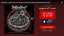 inquisition new song nueva cancion theme tema black metal banda band videos metalzone