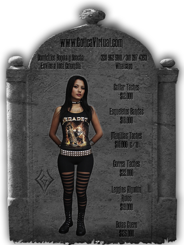 flies taches necklace collar bandas bands camisetas shirts esqueletos sleeveless manillas bracelets cuero correas leather belts pants leggins botas boots unisex dark store ropa clothes gotica rockera metalera mujer dama woman girl female gothic rock metal femenina tienda online virtual domicilios bogota soacha envios colombia medellin cali popayan armenia cucuta tunja neiva ibague atlanta baltimore boston kansas new orleans