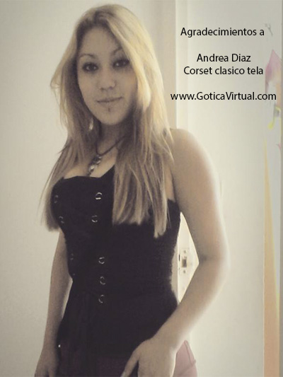 andrea diaz chica gotica corset clasico cintas collar domicilios bogota soacha envios todo el pais medellin cartagena barranquilla funza cajica chia