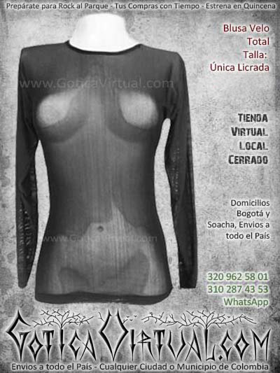 blusa blonda total bonita negra economica barata hermosa rockera metalera envios todo el pais cauca manizales neiva rioacha medellin colombia