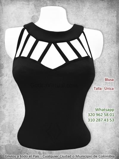 blusa negra tiras pecho escote bonita economica bogota domicilios envios soacha americas bosa suba salita chapinero colombia