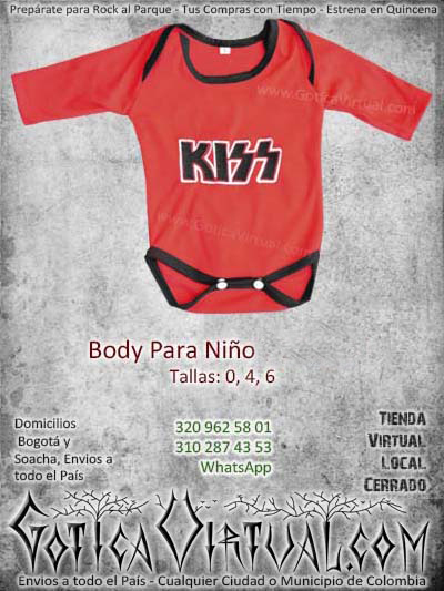 body bebe rojo y negro algodon kiss babys envios Bogota colombia Medellin Cali Pereira Manizales Cucuta