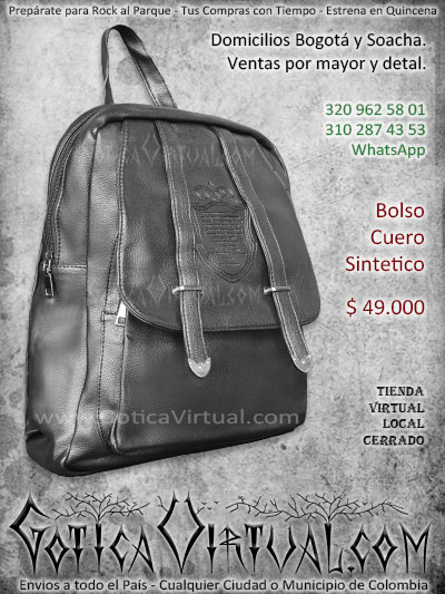 maletas bolsos negro cuero escolar domicilios bogota medellin cali cucuta santander pasto manizales