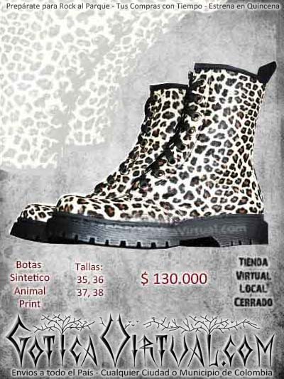 botas glam animal print cordones bogota ventas online bodega envios todo el pais narino neiva manizales cucuta valledupar tunja colombia