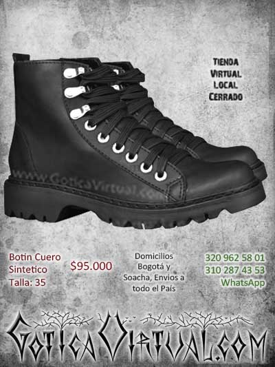 botin cuero sintetico cordones taches bogota envios todo el pais ventas online cali medellin cucuta neiva sucre popayan colombia