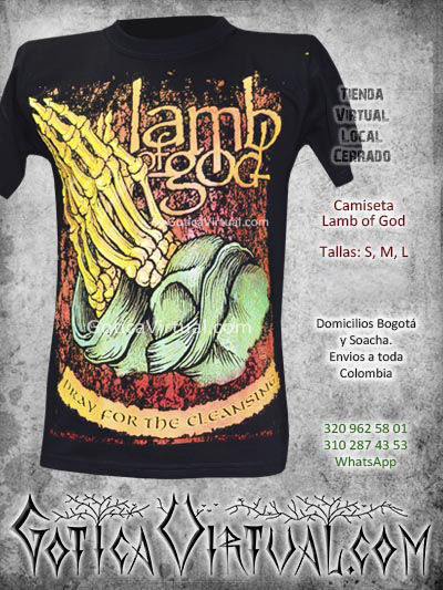 camiseta lamb of god bogota online domicilios venta hombre caballero masculino domicilios soacha venecia rock restrepo clan sur norte store barata rock al parque 2017