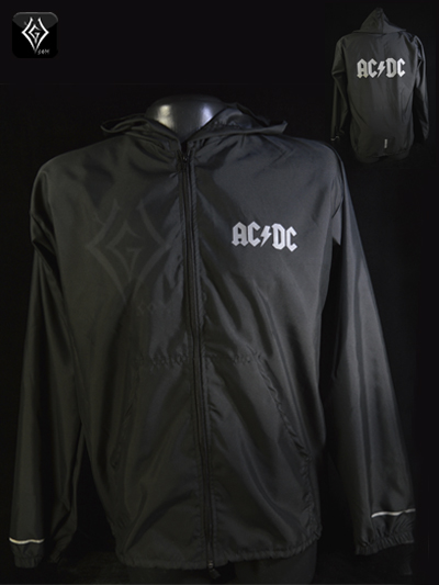 chaqueta rompevientos reflectiva ACDC capota cierre frontal envios nacionales domicilios bogota soacha