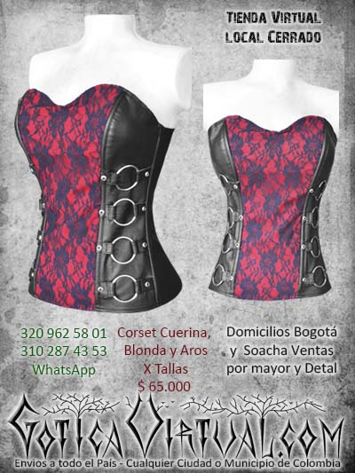corset cuierna aros blonda economico bonito venta online envios bogota manizales armenia monteria quindio valle colombia