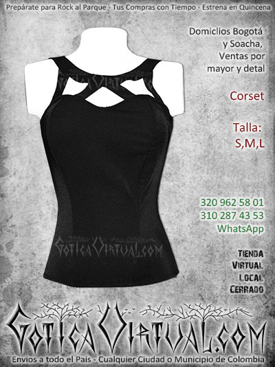 corset negro bonito envios a todo el pais bogota online casanare sincelejo armenia zipaquira mosquera quindio colombia