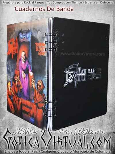 cuaderno death metal black bogota argollado bandas ventas online envios a todo el pais medellin cucuta narino pasto colombia