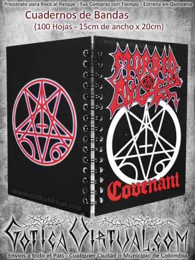 Cuaderno morbid angel bandas escolar utiles domicilios soacha bogota cali medellin manizales cucuta cartagena