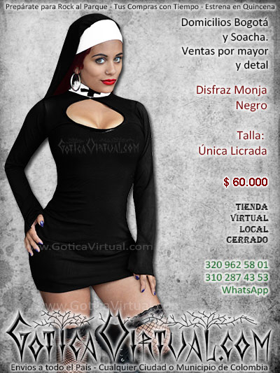 dizfras monja sexy cafe halloween ventas online envios a todo cali medellin mocoa sucre