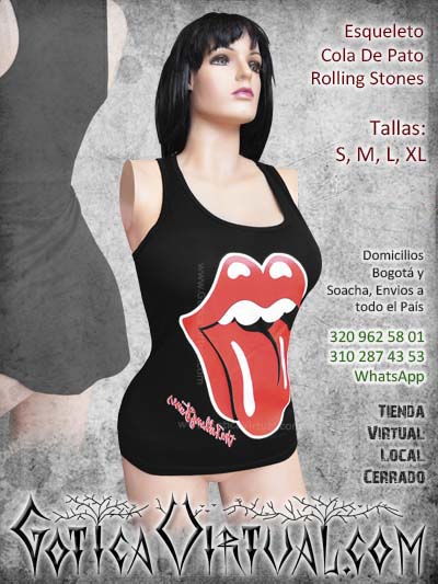esqueleto cola de pato rolling stones dama negro domicilios bogota soacha cali medellin manizales pasto pereira