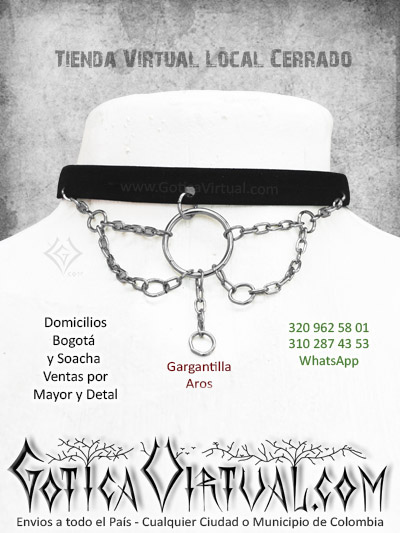 gargantilla aros cadenas terciopelo femenina collar tienda online bogota sincelejo tunja chia pereira bicaramanga zipaquira colombia