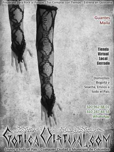 guantes malla disenos negros encaje mujer femeninos bogota ropa ventas online envios a todo el pais cali medellin cucuta yopal zipaquira risaralda mococa rioacha narino pereira colombia