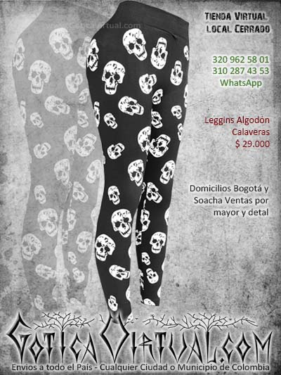 leggins calveras economico venta online envios bogota manizales armenia quindio colombia rock metal punk tienda online envios encargos