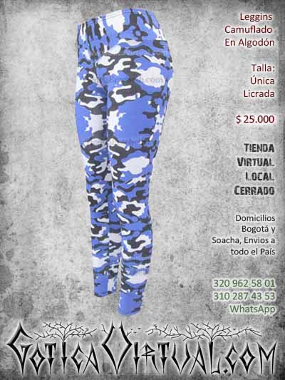 leggins camuflado azul algodon economico bogota mujer femenino barato economico envios todo el pais ventas online cali medellin cucuta narino manizales colombia