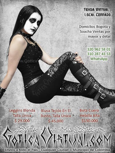 leggins blonda diseno rock metal punk tienda online envios encargos