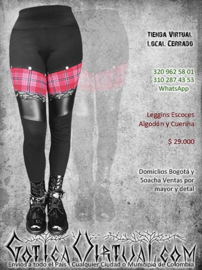 leggins ropa punkera rockera y metalera envios domicilios bogota colombia
