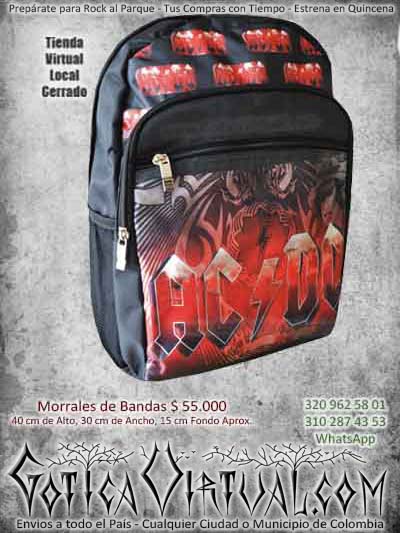 maleta morral bandas iron maiden bogota clasicas ventas online envios a todo el pais cali medellin cauca santander pereira tolima neiva cucuta monteria colombia