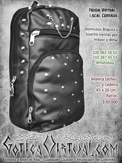 maleta cadenas taches bolso femenino bonito economico venta online bogota manizales armenia tolima sucre medellin colombia
