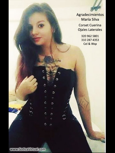 maria silva corset cuerina ojales laterales domicilios bogota soacha chapinero suba castilla unicentro unilago fontibon envios todo el pais tunja sopo colombia