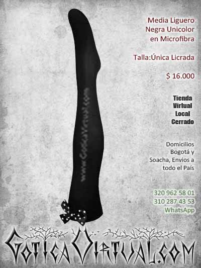 medias liguero negra microfibra licrada mono bogota economicas ventas online envios a todo el pais cali mocoa cartagena tunja barrancabermeja risaralda colombia