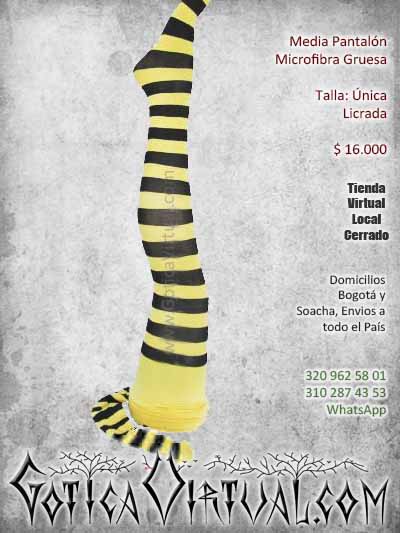 medias negras con amarillo pantalon disfraz abejas halloween ventas online envios a todo el pais cali medellin cauca neiva barranquilla sucre santander rioacha colombia