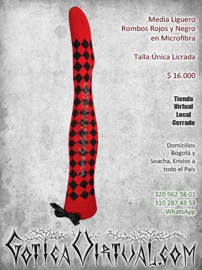 medias rojas liguero negro licradas microfibra bodega ropventas online envios a todo el pais cucuta neiva cali mocoa cucuta narino colombia