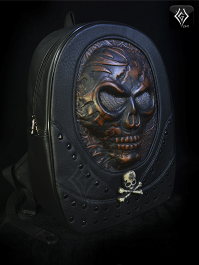 morral cuerina calavera taches negra grande comoda envios nacionales domicilios bogota soacha