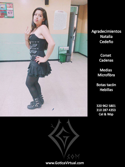 natalia cedeno corset cadenas medias microfibra botas tacon hebillas domicilios bogota soacha envios todo el pais colombia