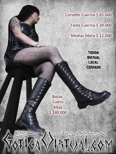 prendas cuerina corsette falda botas cuero tienda bodega mujer femenino envios todo el pais cali medellin cucuta neiva narino colombia