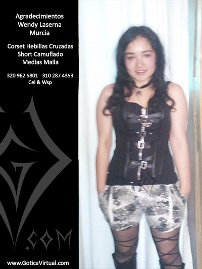 wendy laserna murcia short camuflado medias corset domicilios bogota soacha chapinero galan galerias usme tunal alcala prado envios todo el pais colombia