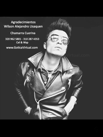 wilson alejandro usaquen chamarra cuerina hombre ropa accesorios metaleros rockeros metalhead domicilios bogota soacha envios todo el pais colombia